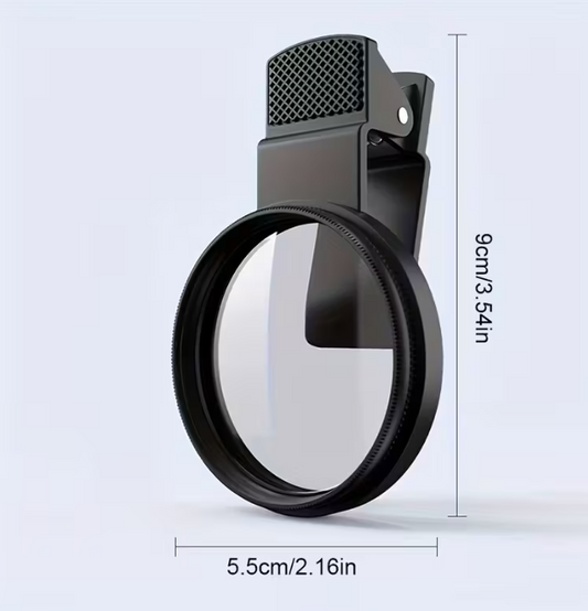 52mm clip on smartphone camera lens filter